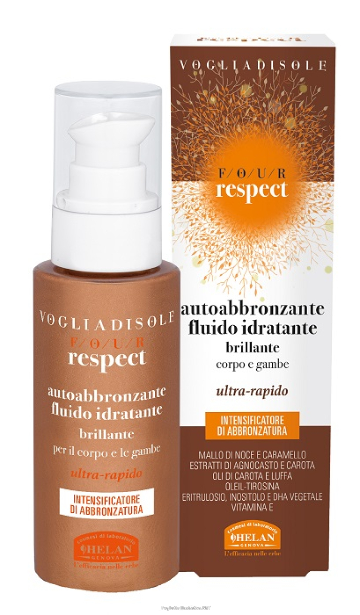 Trova Offerte di voglia di sole four respect fluido idratante brillante autoabbronzante naturale acceleratore uniformante 100 ml e compra online