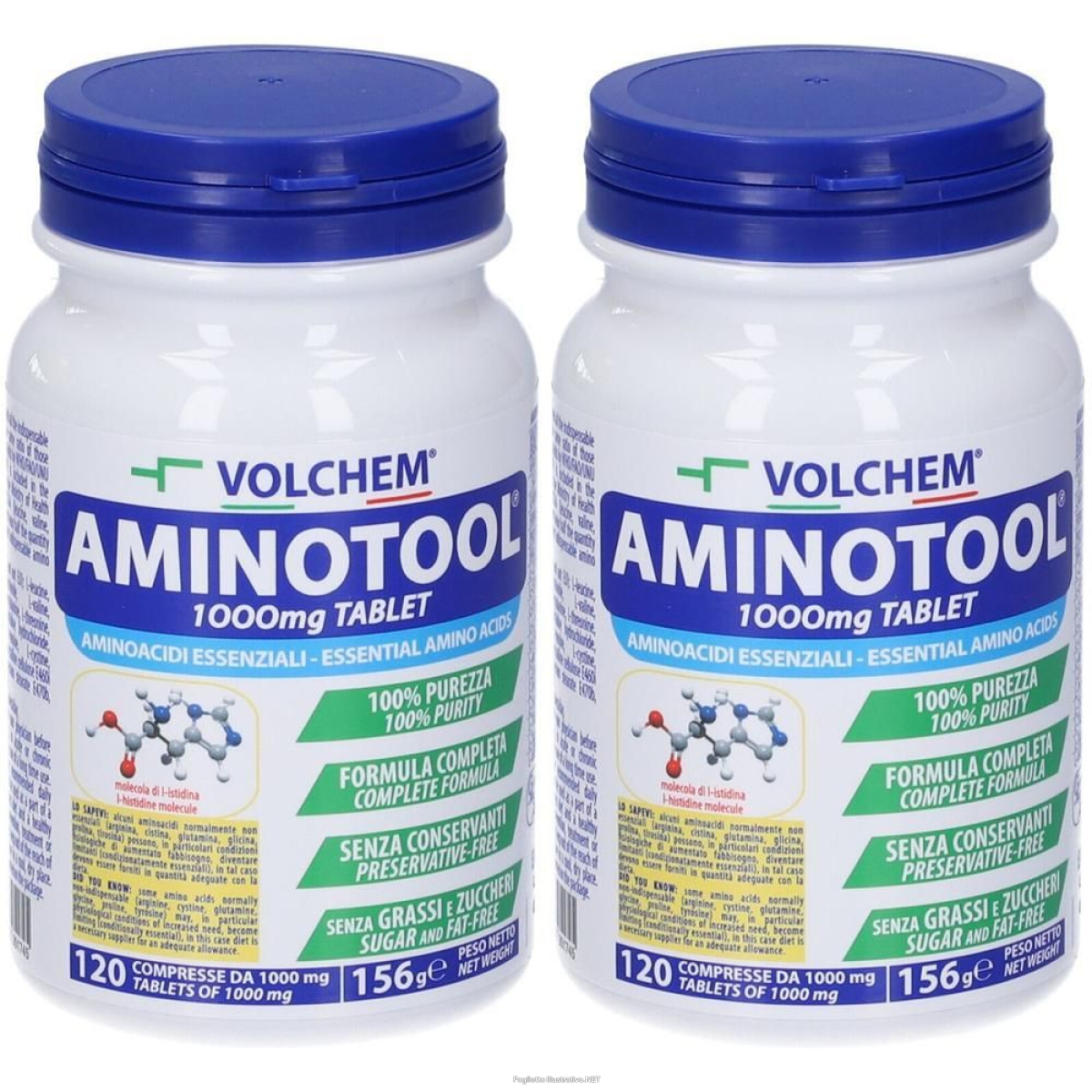 Trova Offerte di volchem aminotool tablet aminoacidi essenziali in compresse 2x156 g co e compra online