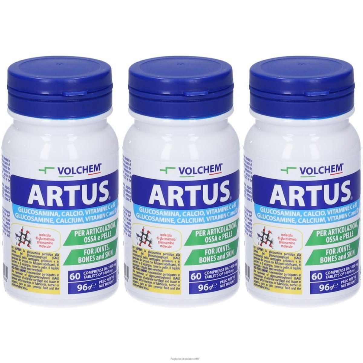 Trova Offerte di volchem artus glucosamina in compresse 3x96 g e compra online
