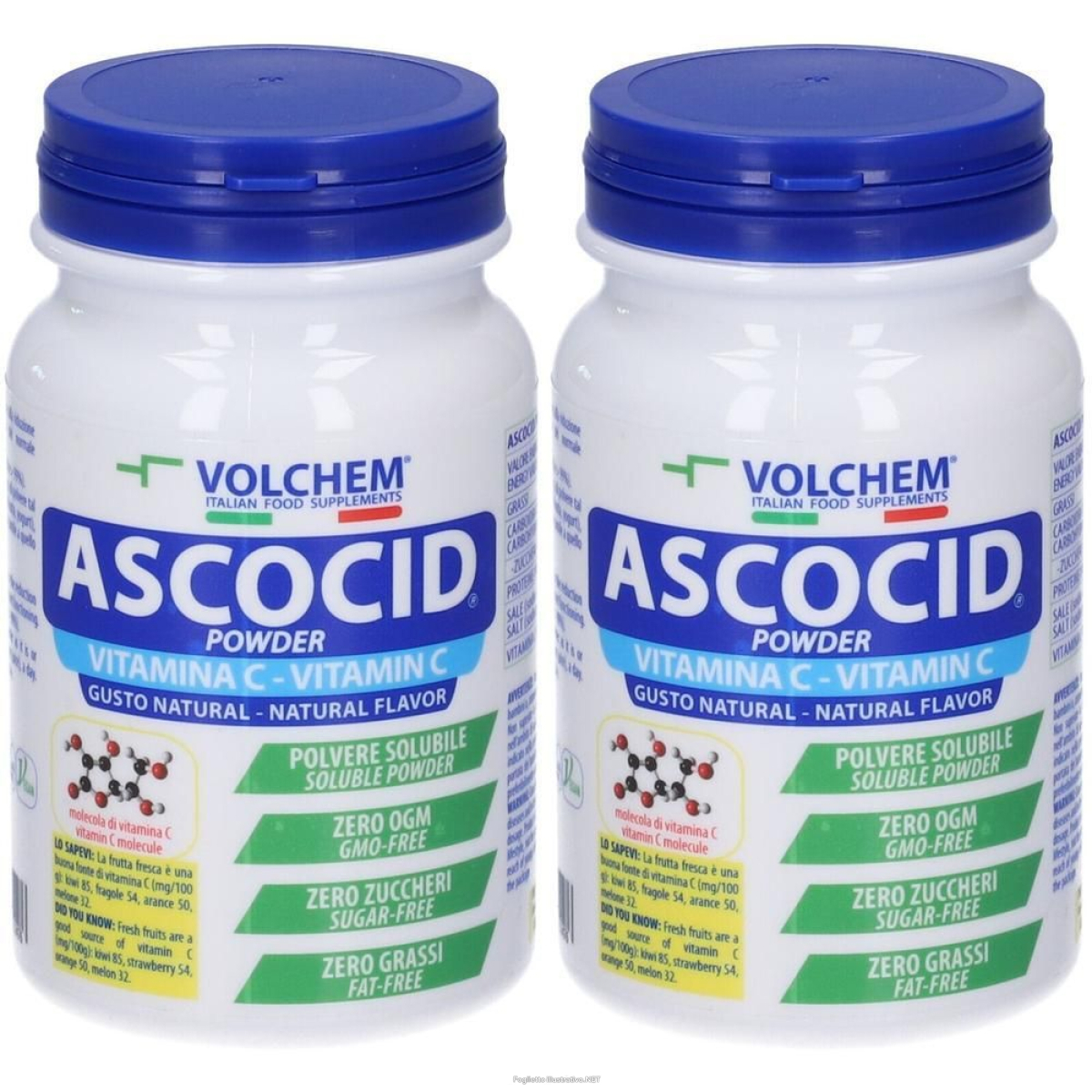 Trova Offerte di volchem ascocid powder vitamina c in polvere solubile 2x300 g e compra online