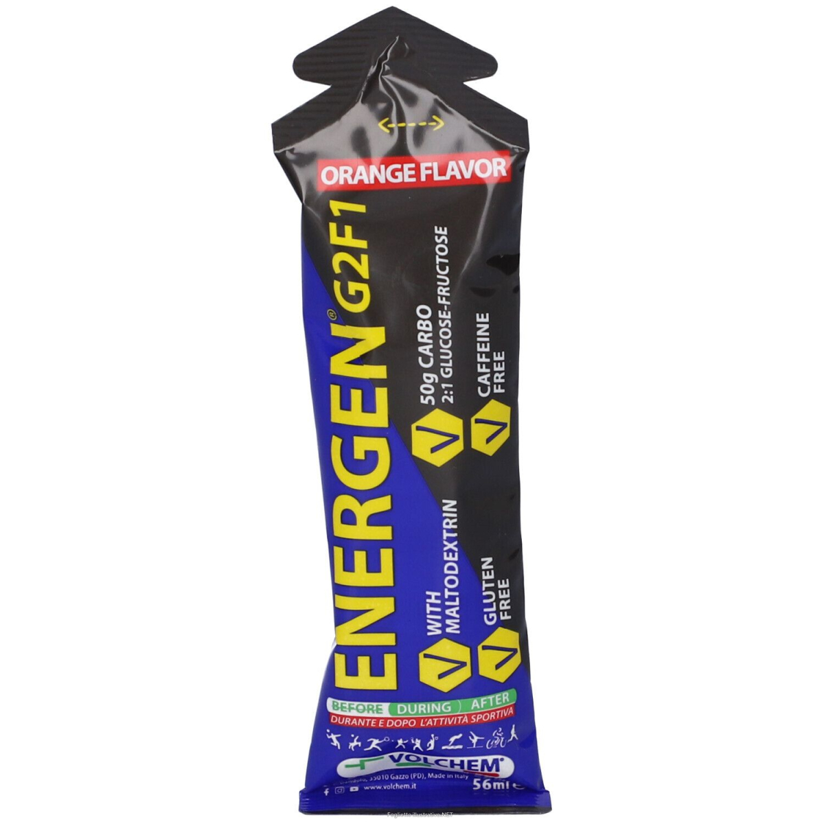 Trova Offerte di volchem energen g2f1 56 gel energetico liquido - gusto arancia ml s e compra online