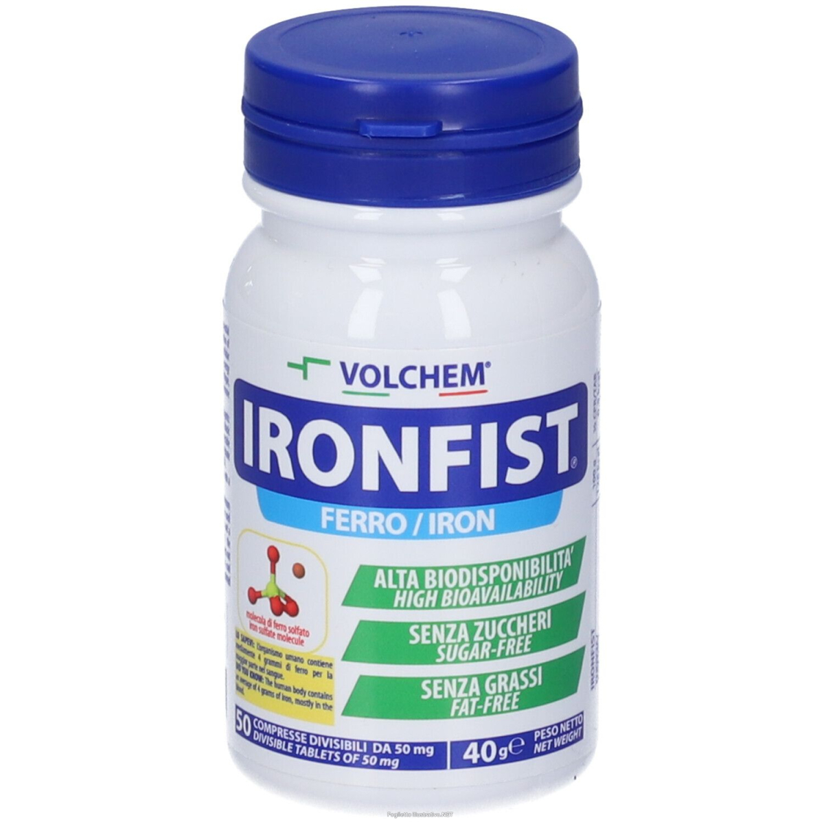 Trova Offerte di volchem ironfist ferro in compresse 40 g e compra online
