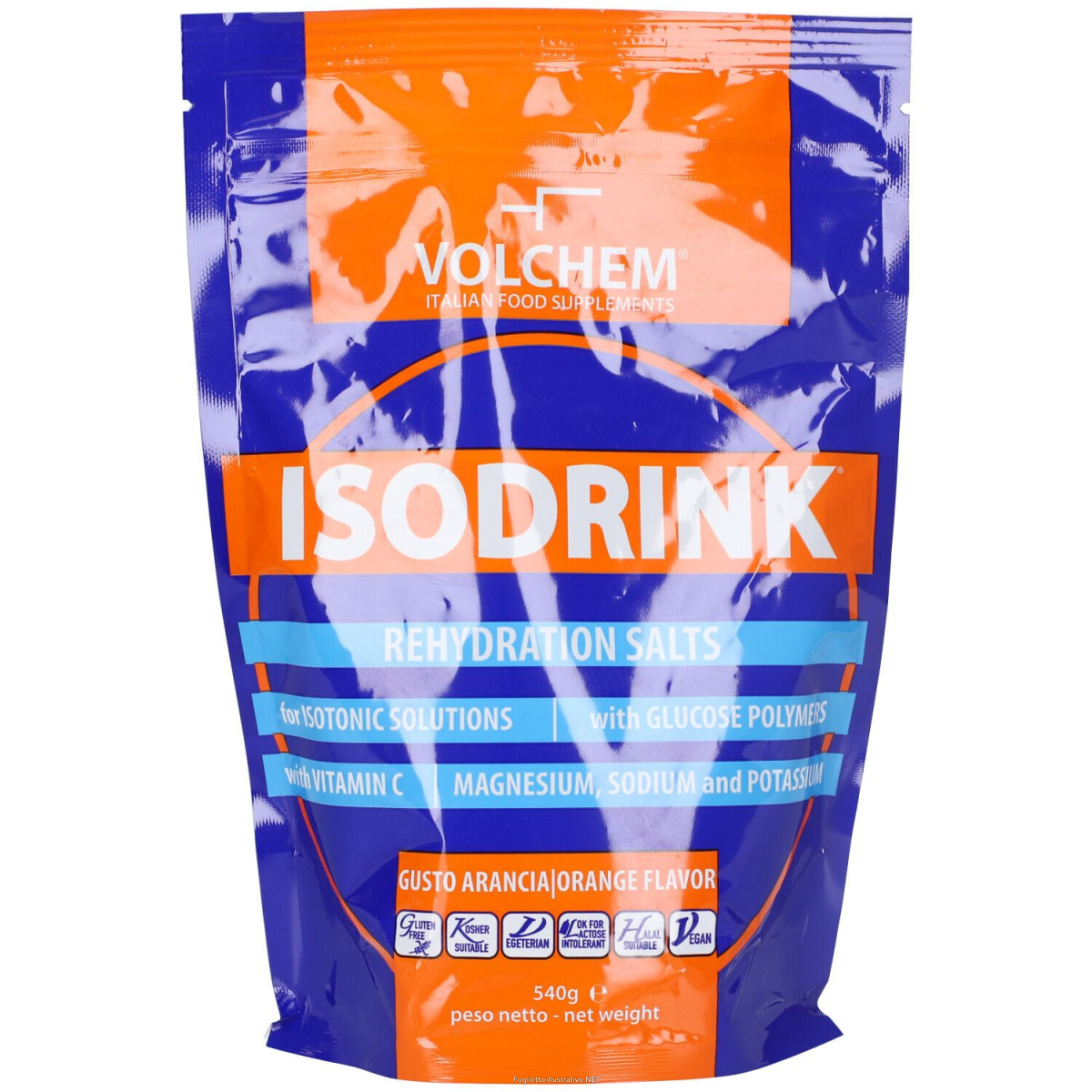 Trova Offerte di volchem isodrink gusto arancia 540 g polvere per soluzione orale e compra online