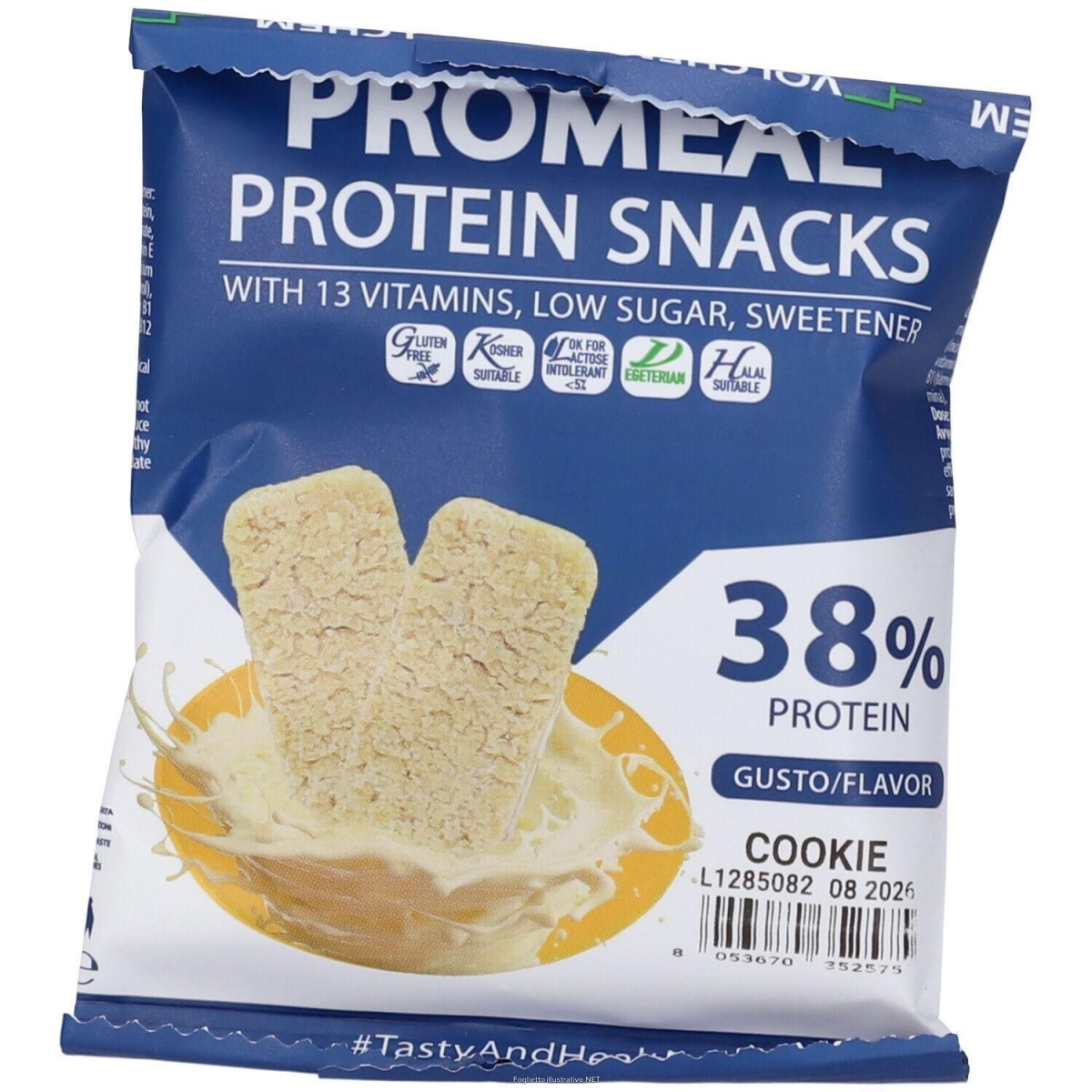 Trova Offerte di volchem promeal protein snacks snack proteico gusto cookies 5x3x12,5 g e compra online