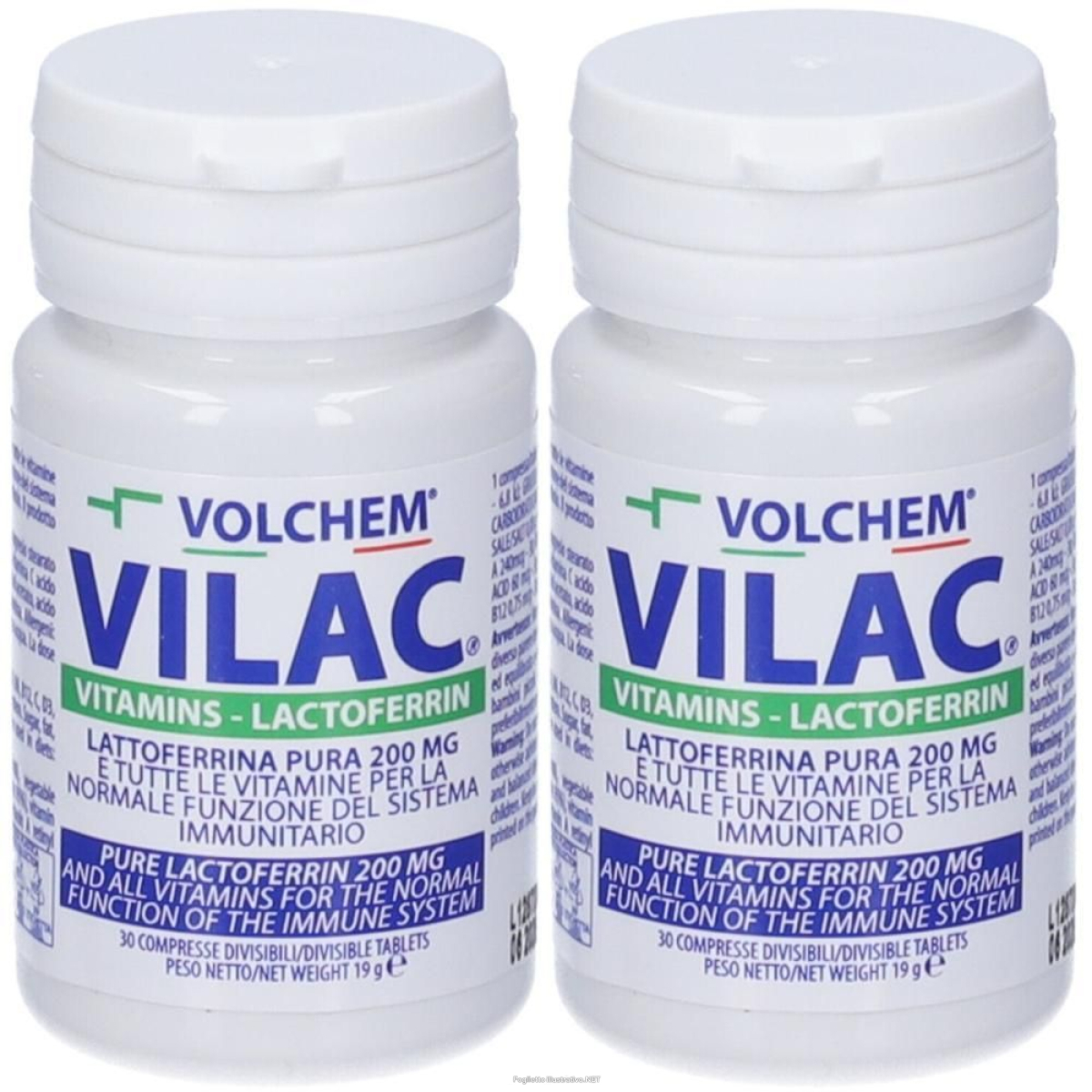 Trova Offerte di volchem vilac lattoferrina e vitamine in compresse 2x19 g e compra online