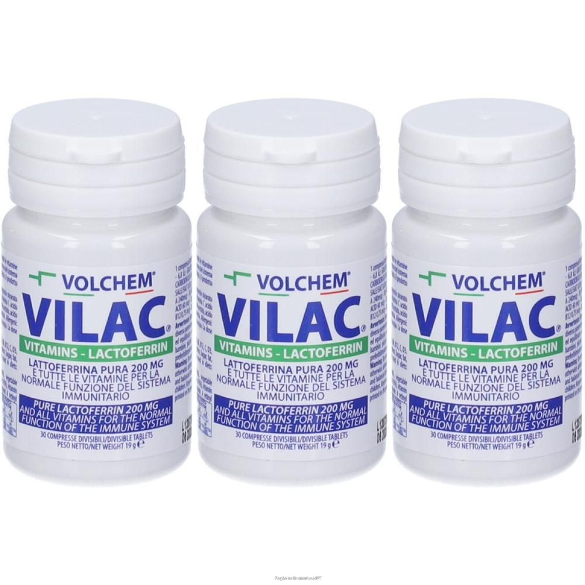 Trova Offerte di volchem vilac lattoferrina e vitamine in compresse 3x19 g e compra online