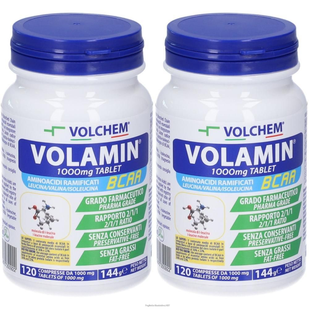 Trova Offerte di volchem volamin tablet aminoacidi ramificati bcaa in compresse 2x120 g e compra online
