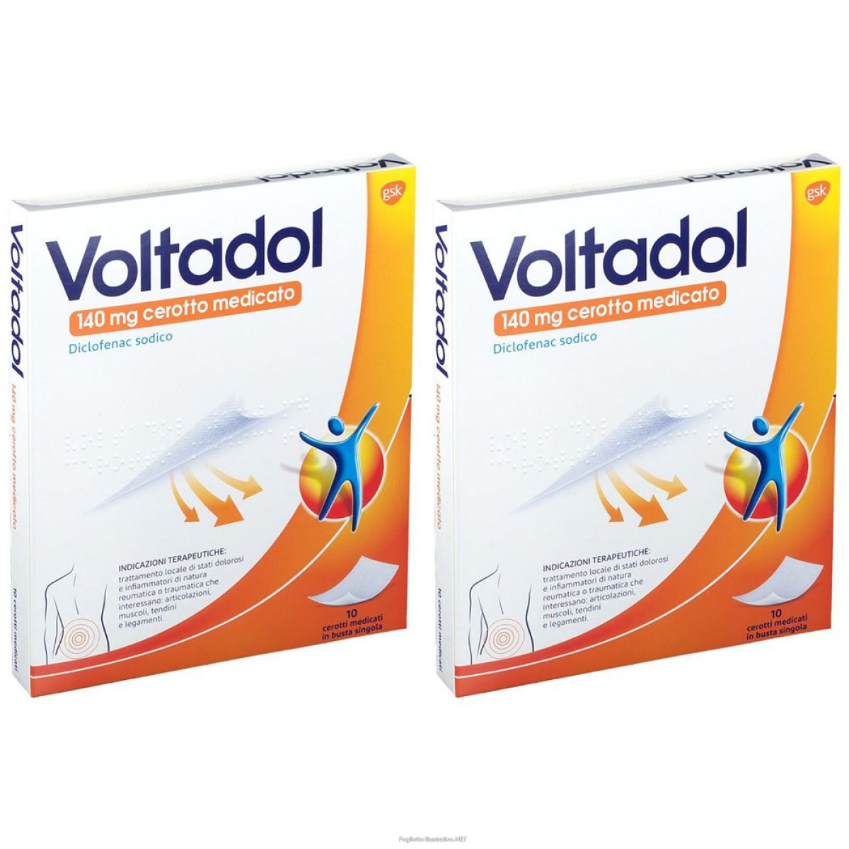 Trova Offerte di voltadol 140 mg 10 cerotti medicati set da 2 2x10 pz cerotto e compra online
