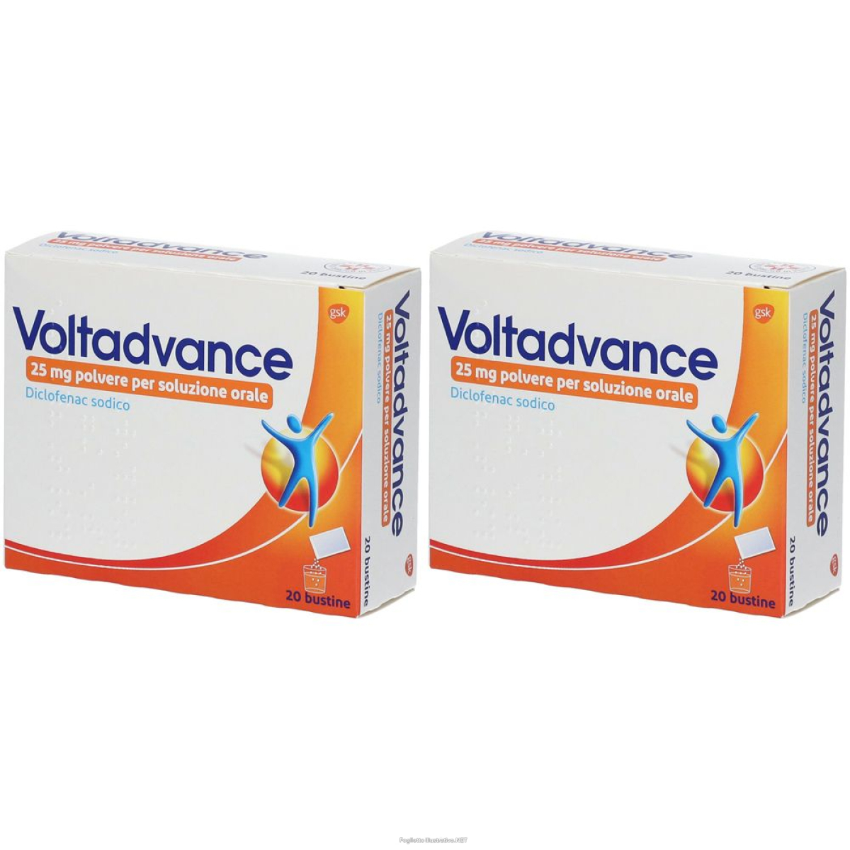 Trova Offerte di voltadvance 25 mg polvere per soluzione orale set da 2 2x20 pz bustina e compra online