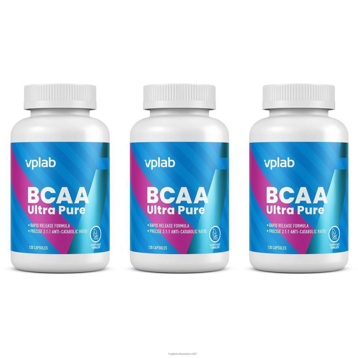 Trova Offerte di vplab bcaa ultra pure 3x120 pz capsule e compra online