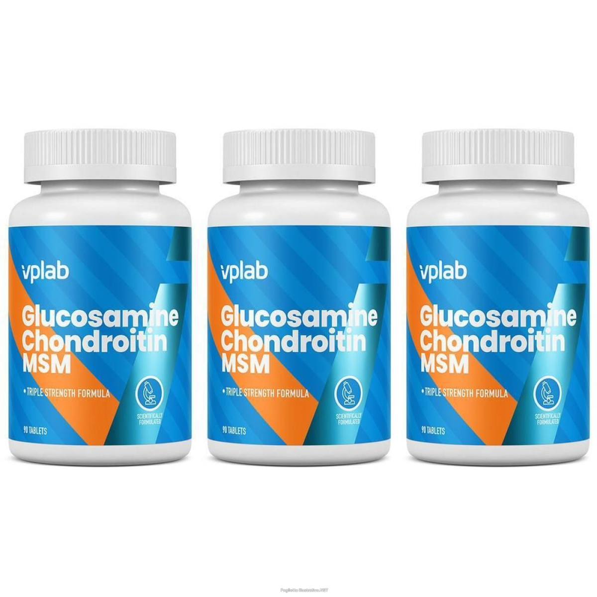 Trova Offerte di vplab glucosamine & chondroitin msm 3x90 pz compresse e compra online
