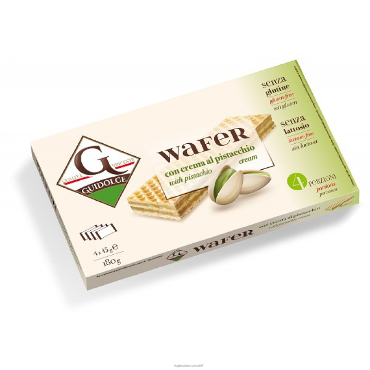 Trova Offerte di wafer crema pistacchio 180g e compra online