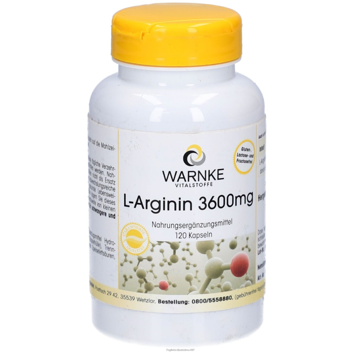 Trova Offerte di warnke vitalstoffe - l-arginina 3600 mg 120 pz capsule e compra online