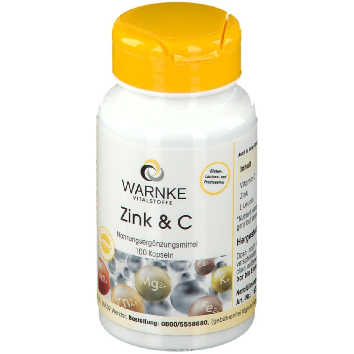 Trova Offerte di warnke vitalstoffe - zinco e vitamina c 100 pz capsule e compra online