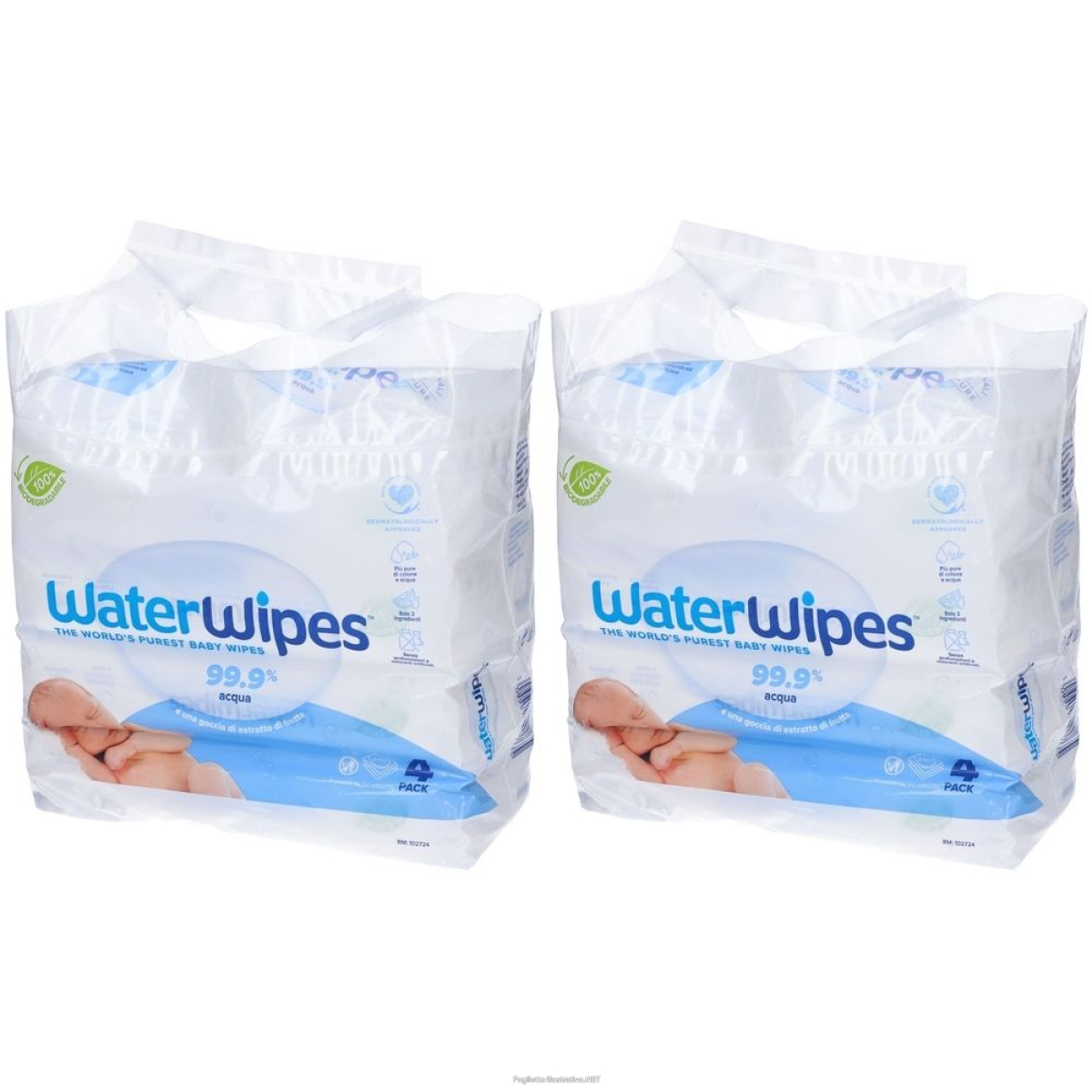 Trova Offerte di waterwipes original salviette per bambini 4 x 60 set da 2 2x e compra online