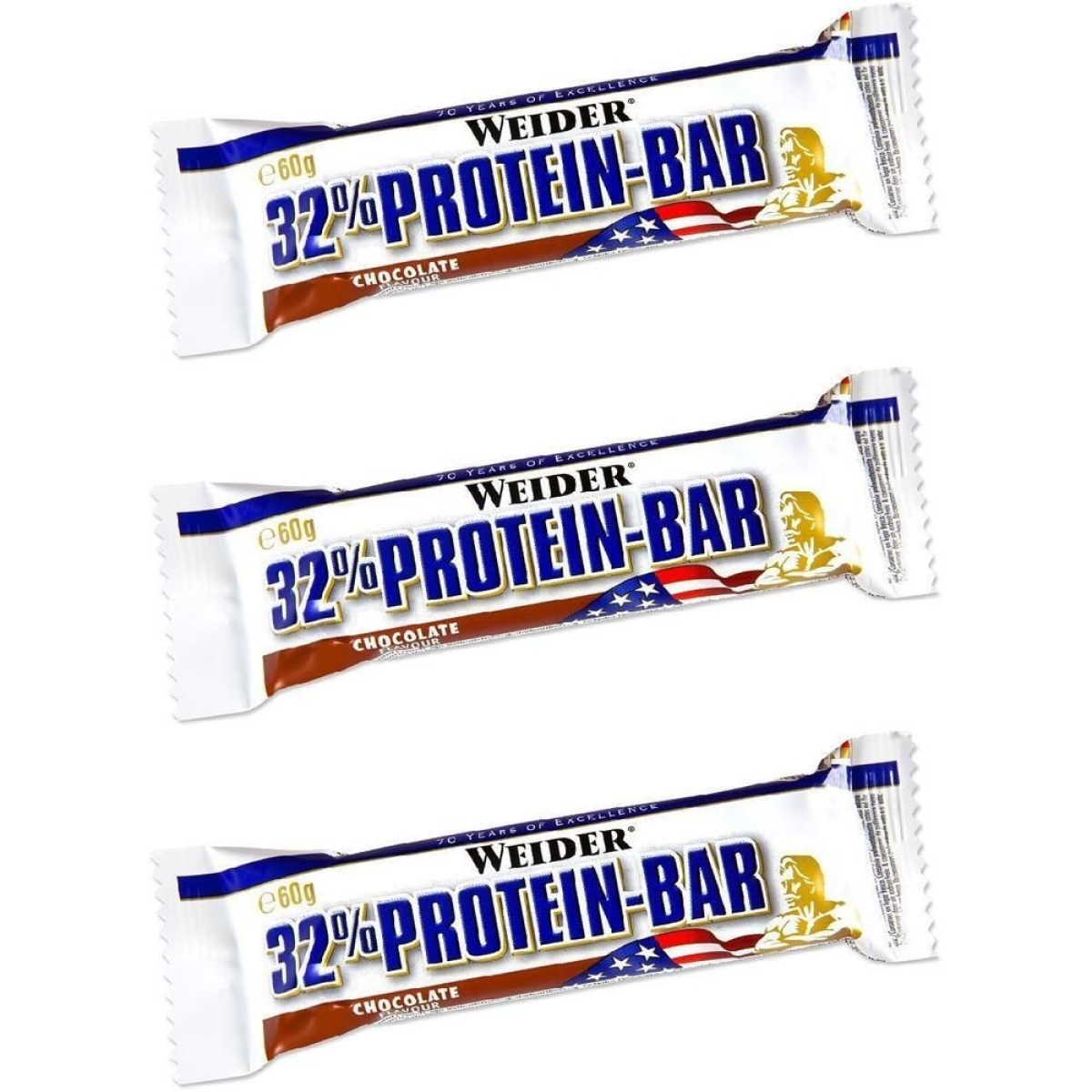 Trova Offerte di Weider 32% protein bar cioccolato 3x60 g e compra online