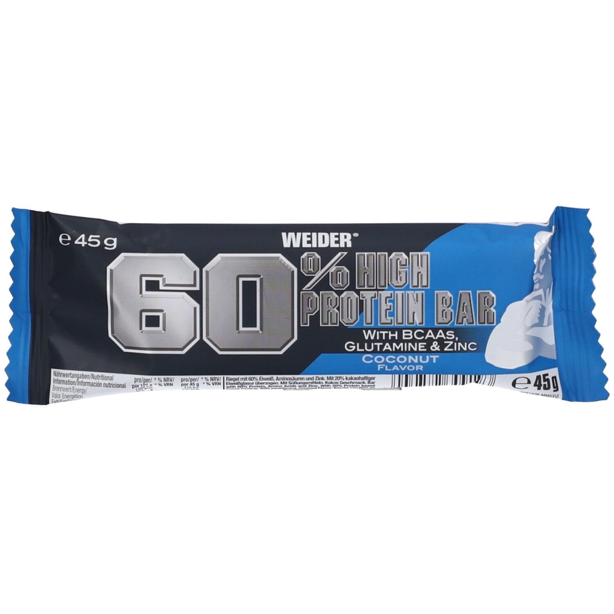 Trova Offerte di Weider 60% protein bar cocco 45 g polvere per soluzione orale e compra online