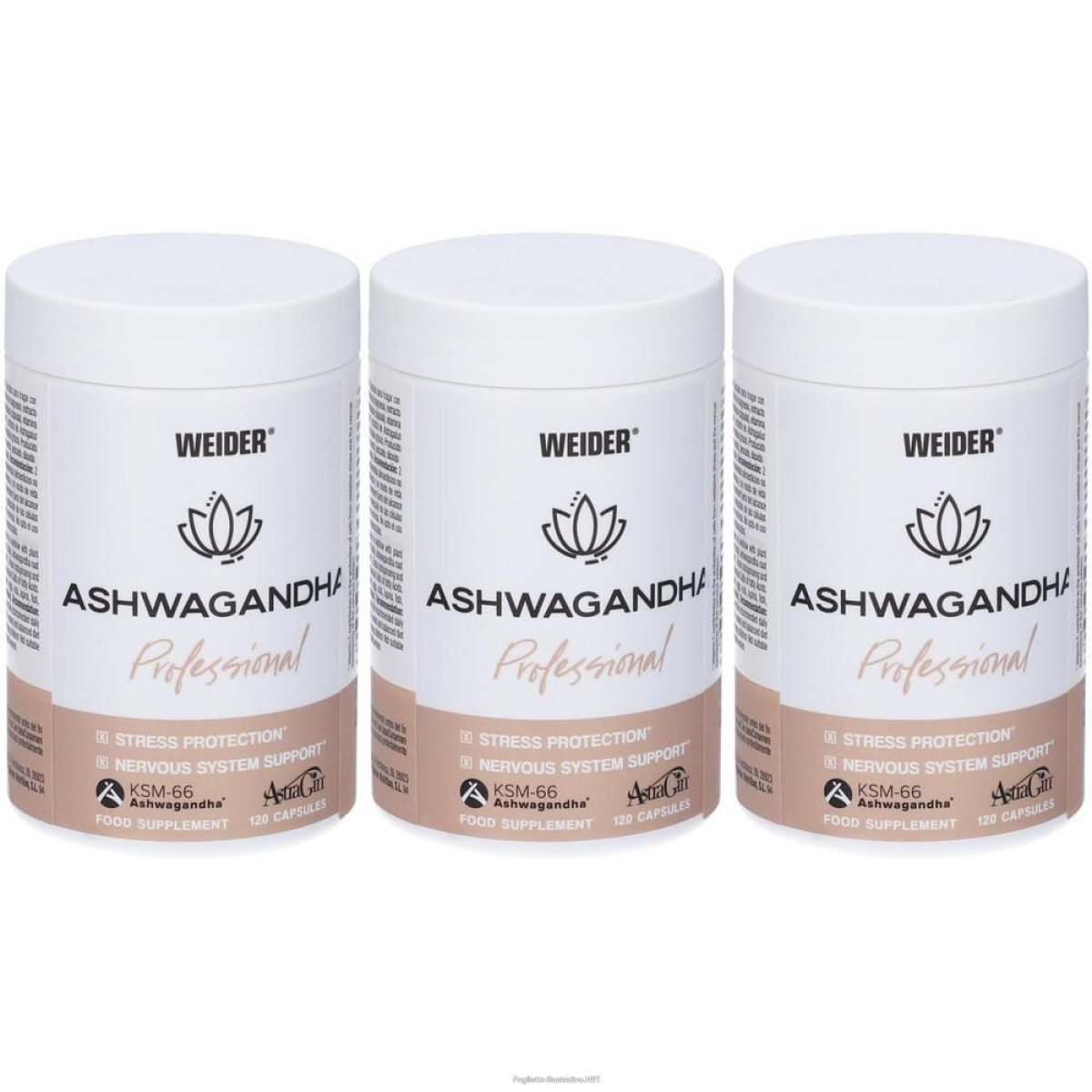 Trova Offerte di weider ashwagandha professional 120 capsule 3x104 g e compra online