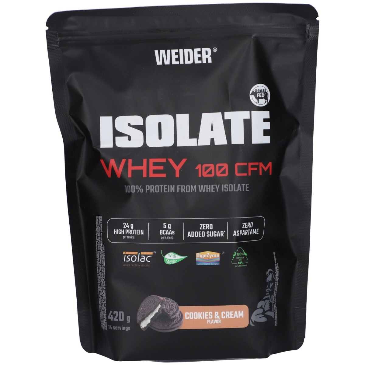 Trova Offerte di Weider isolate whey 100 cfm cookies cream polvere 420 g per so e compra online