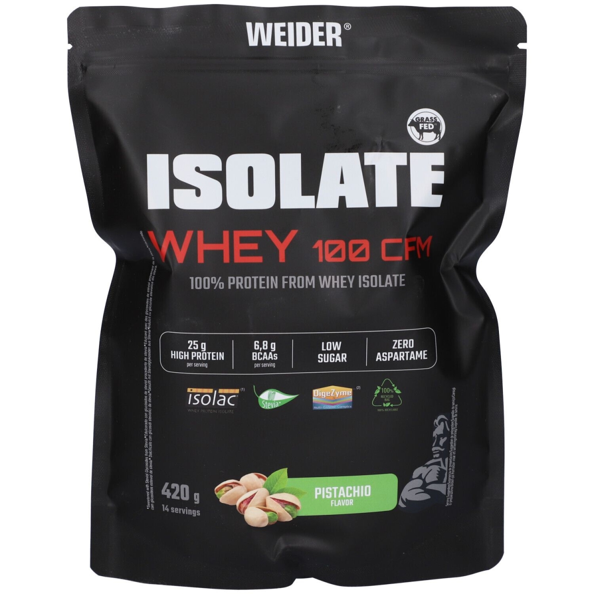Trova Offerte di Weider isolate whey 100cfm pistacchio polvere 420 g per soluzi e compra online