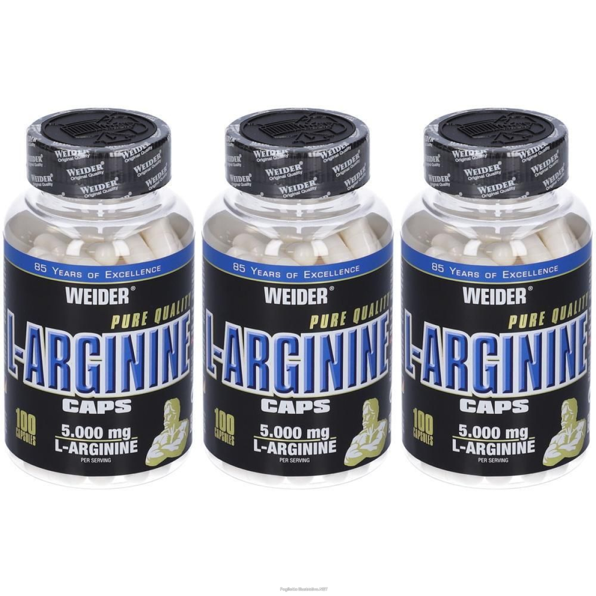 Trova Offerte di weider l-arginine 3x140 g capsule e compra online