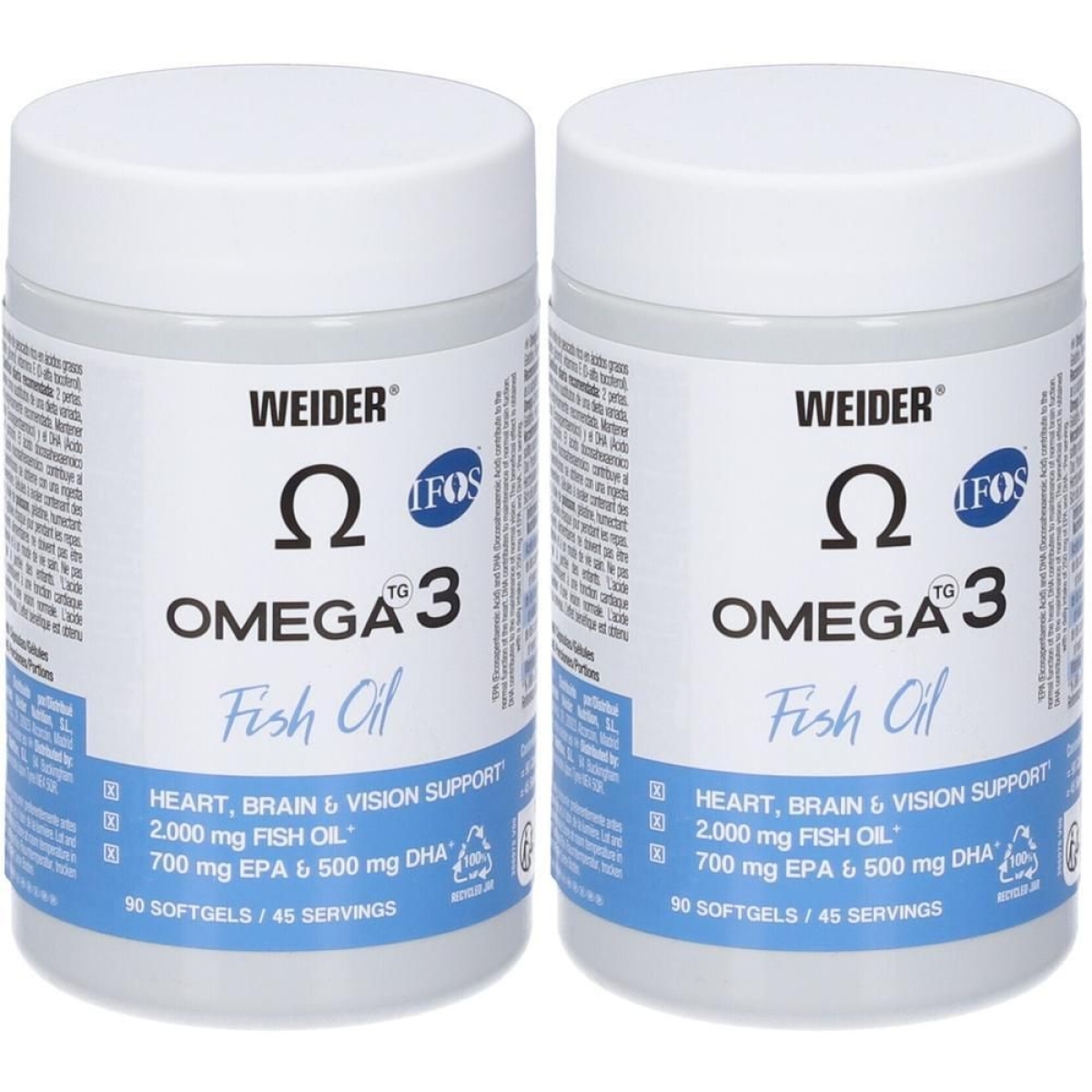Trova Offerte di weider® omega 3 2x122 g e compra online
