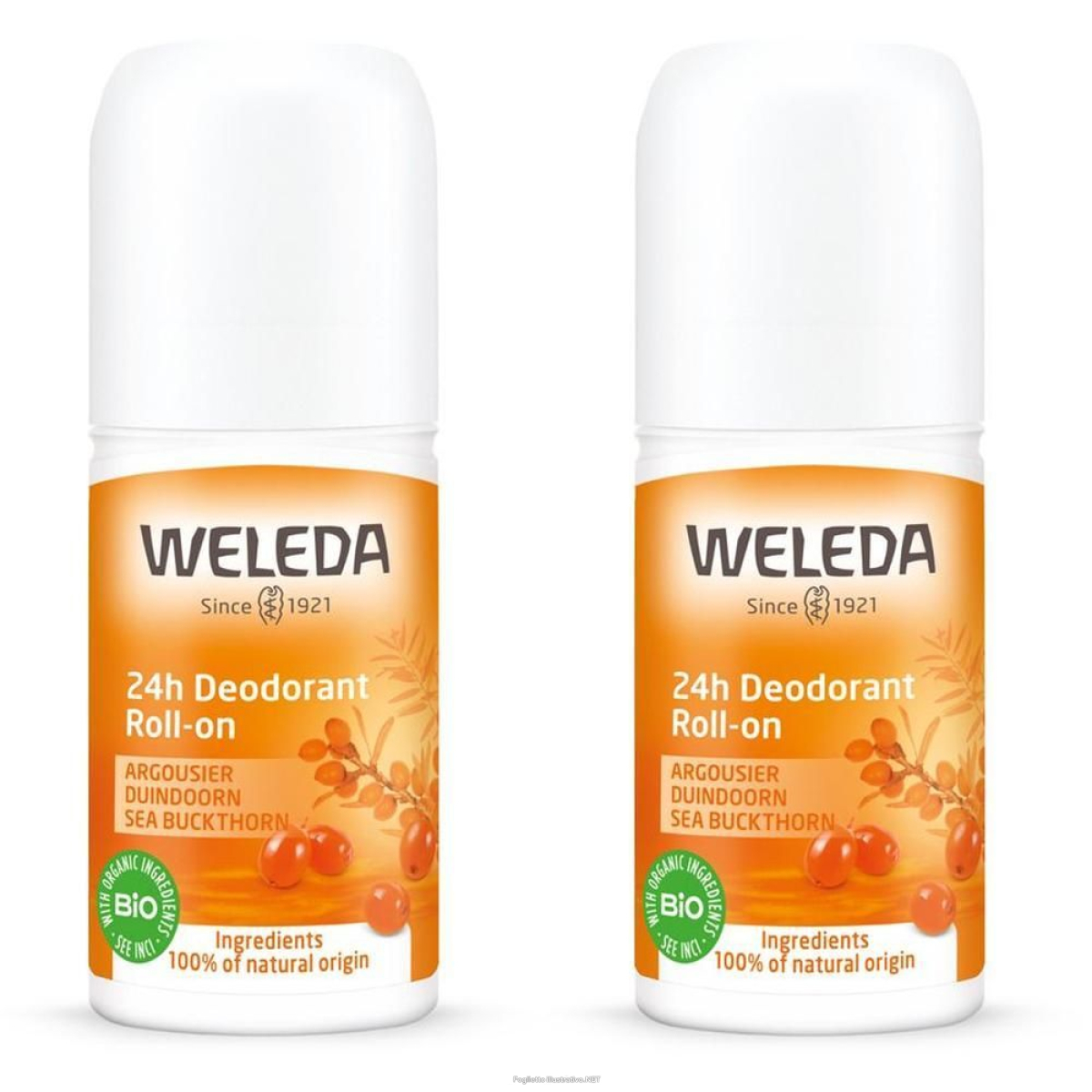 Trova Offerte di weleda 24h deo roll-on olivello spinoso 2x50 ml e compra online