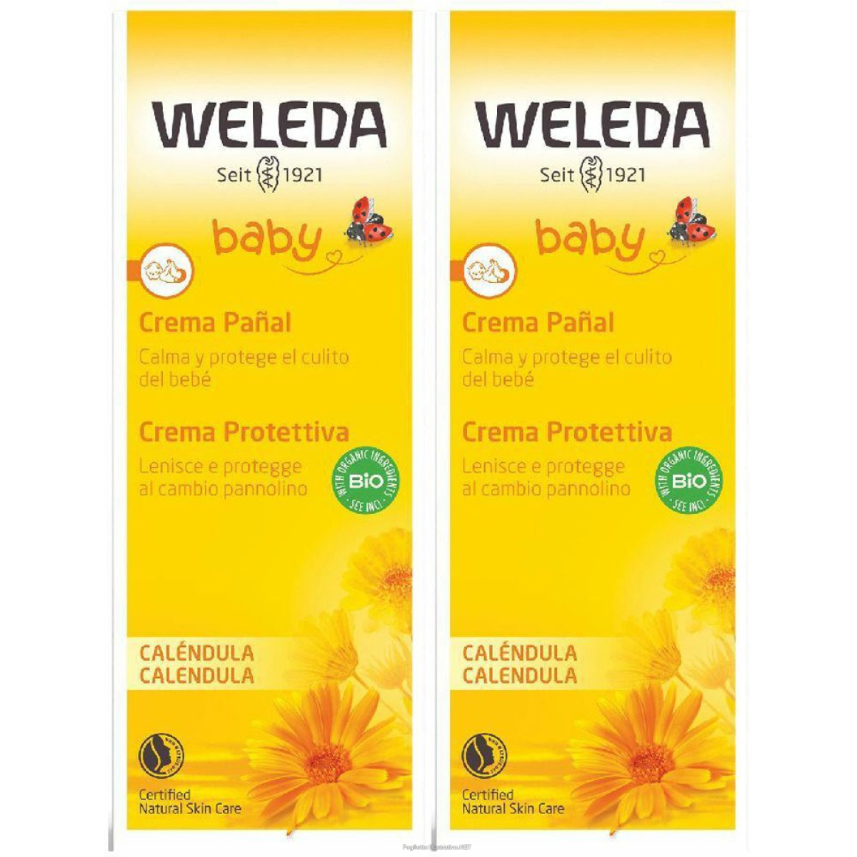 Trova Offerte di weleda baby crema protettiva calendula set da 2 2x75 ml e compra online