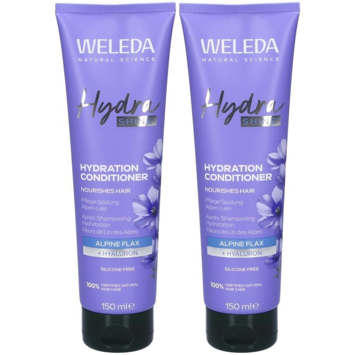 Trova Offerte di Weleda balsamo idratante capelli hydra shine 2x150 ml e compra online