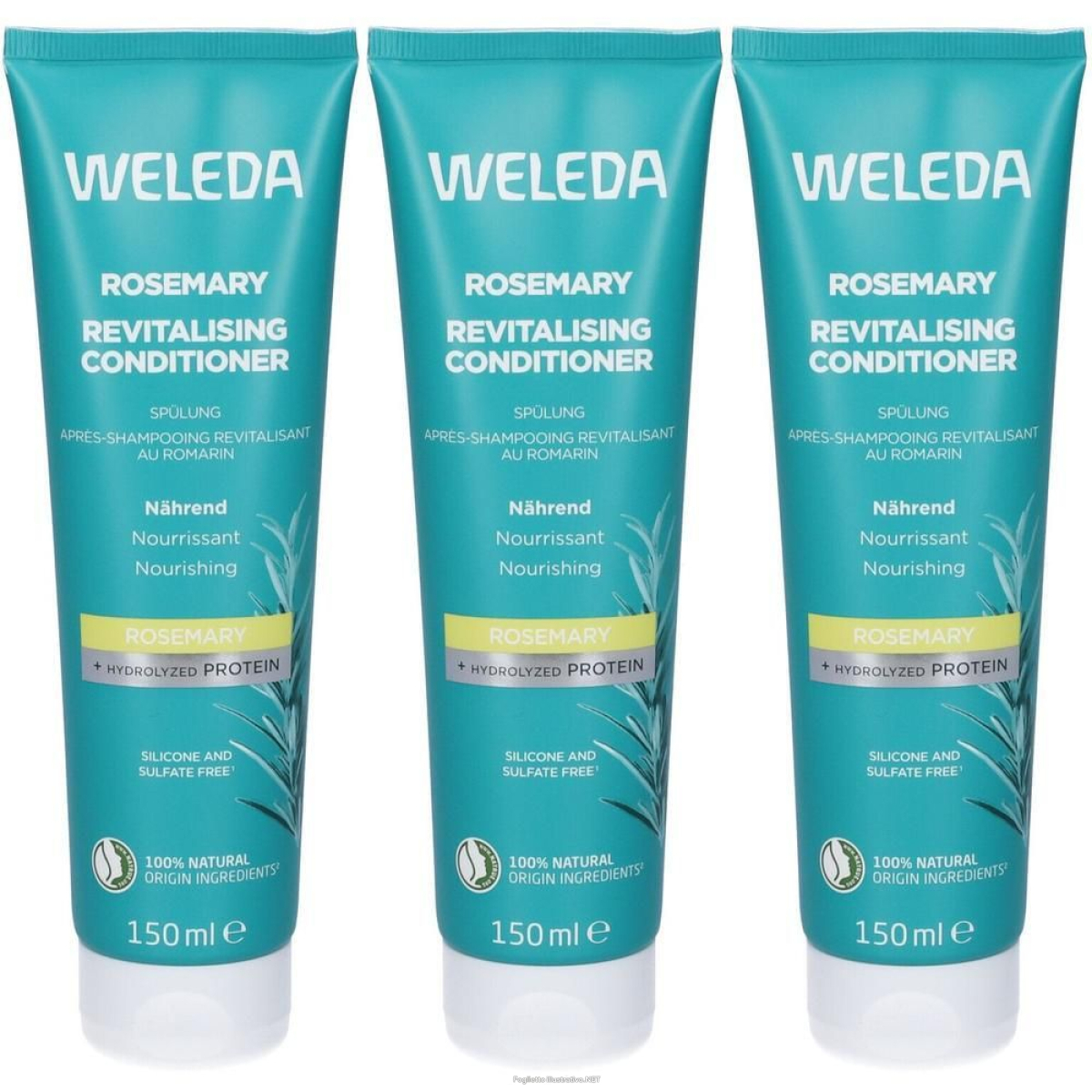 Trova Offerte di weleda balsamo rivitalizzante al rosmarino 3x150 ml e compra online