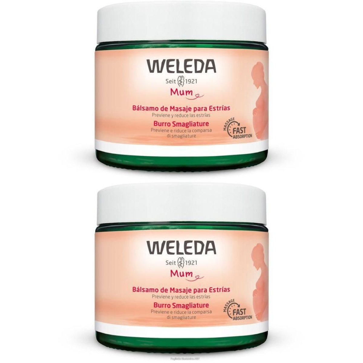 Trova Offerte di weleda burro smagliature 2x150 ml e compra online