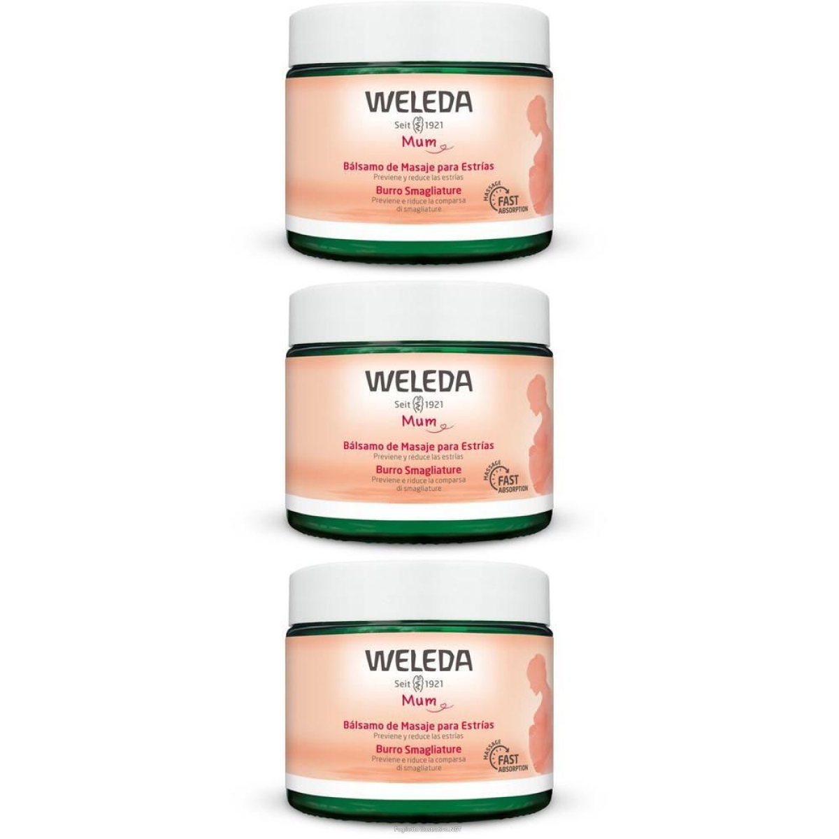 Trova Offerte di weleda burro smagliature 3x150 ml e compra online