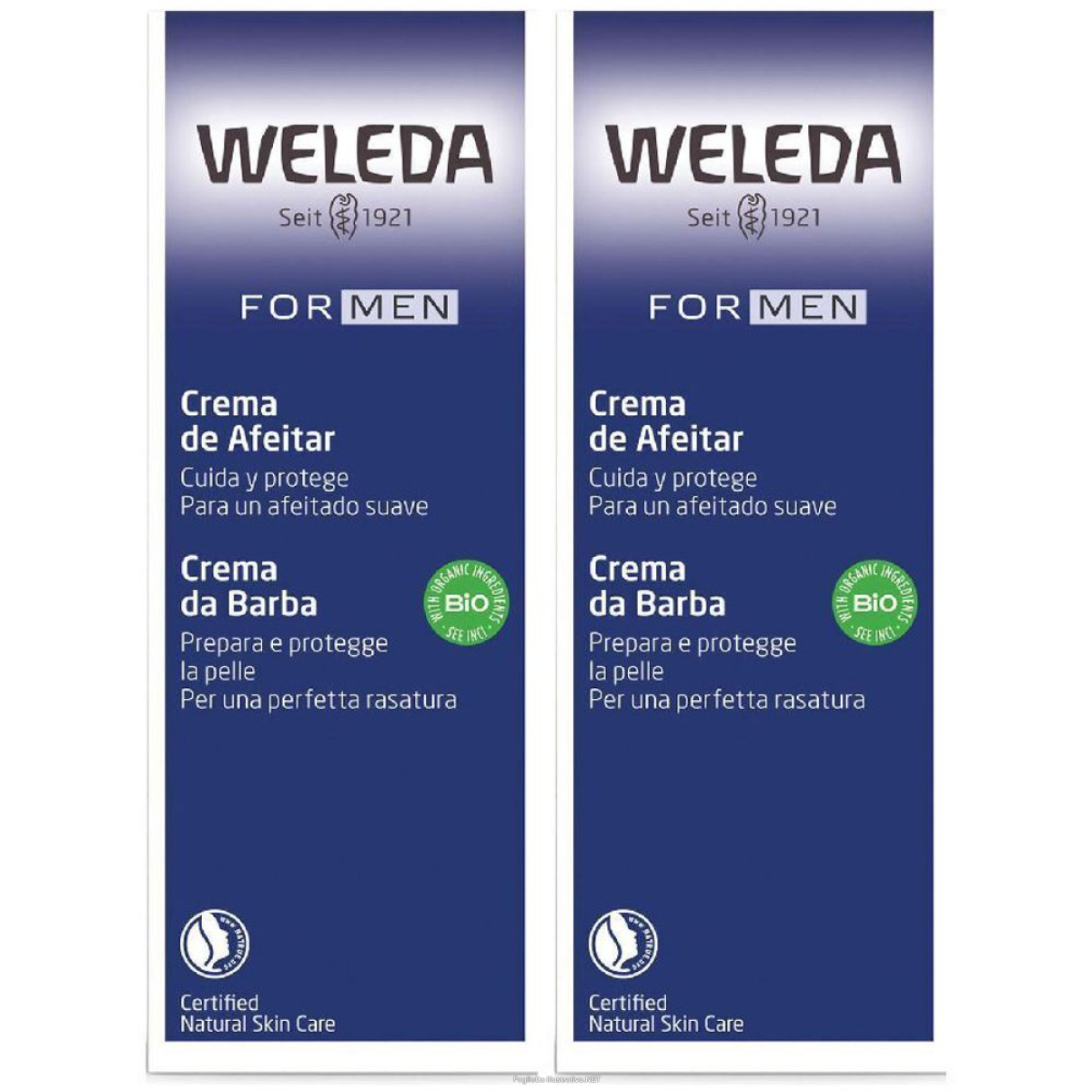 Trova Offerte di weleda crema da barba for men set 2 2x75 ml e compra online