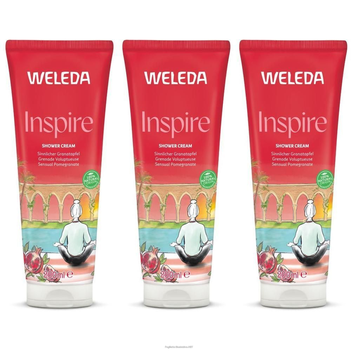 Trova Offerte di weleda doccia cremosa inspire melograno 3x200 ml e compra online