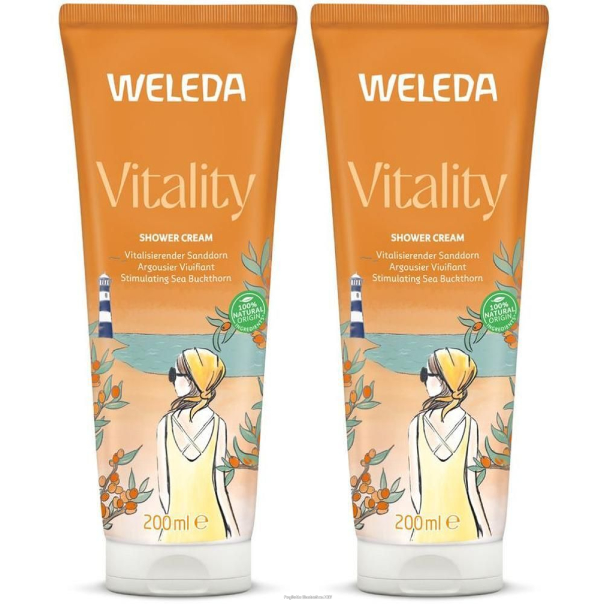 Trova Offerte di weleda doccia cremosa vitality olivello spinoso 2x200 ml e compra online