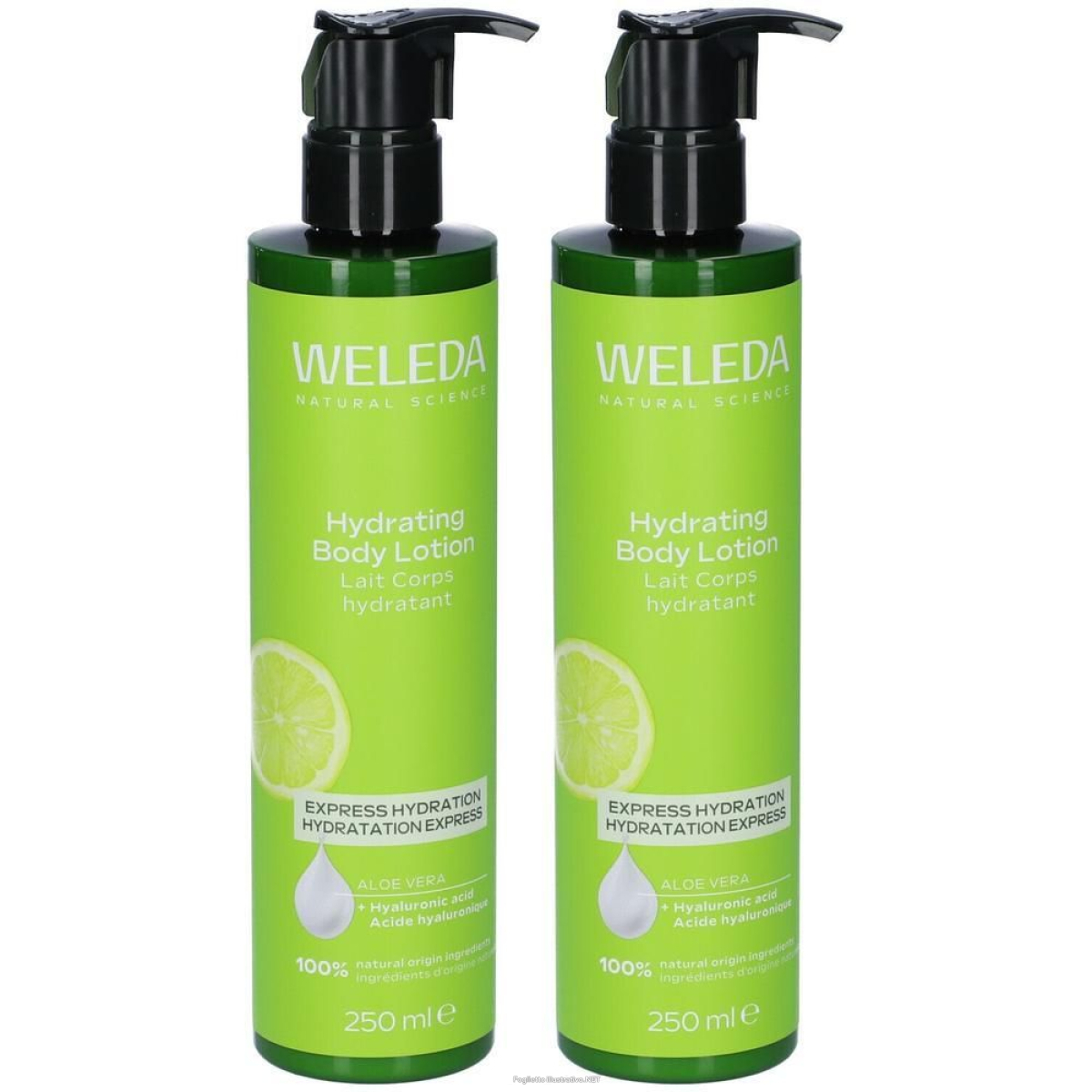 Trova Offerte di weleda latte corpo idratante al limone 2x250 ml e compra online