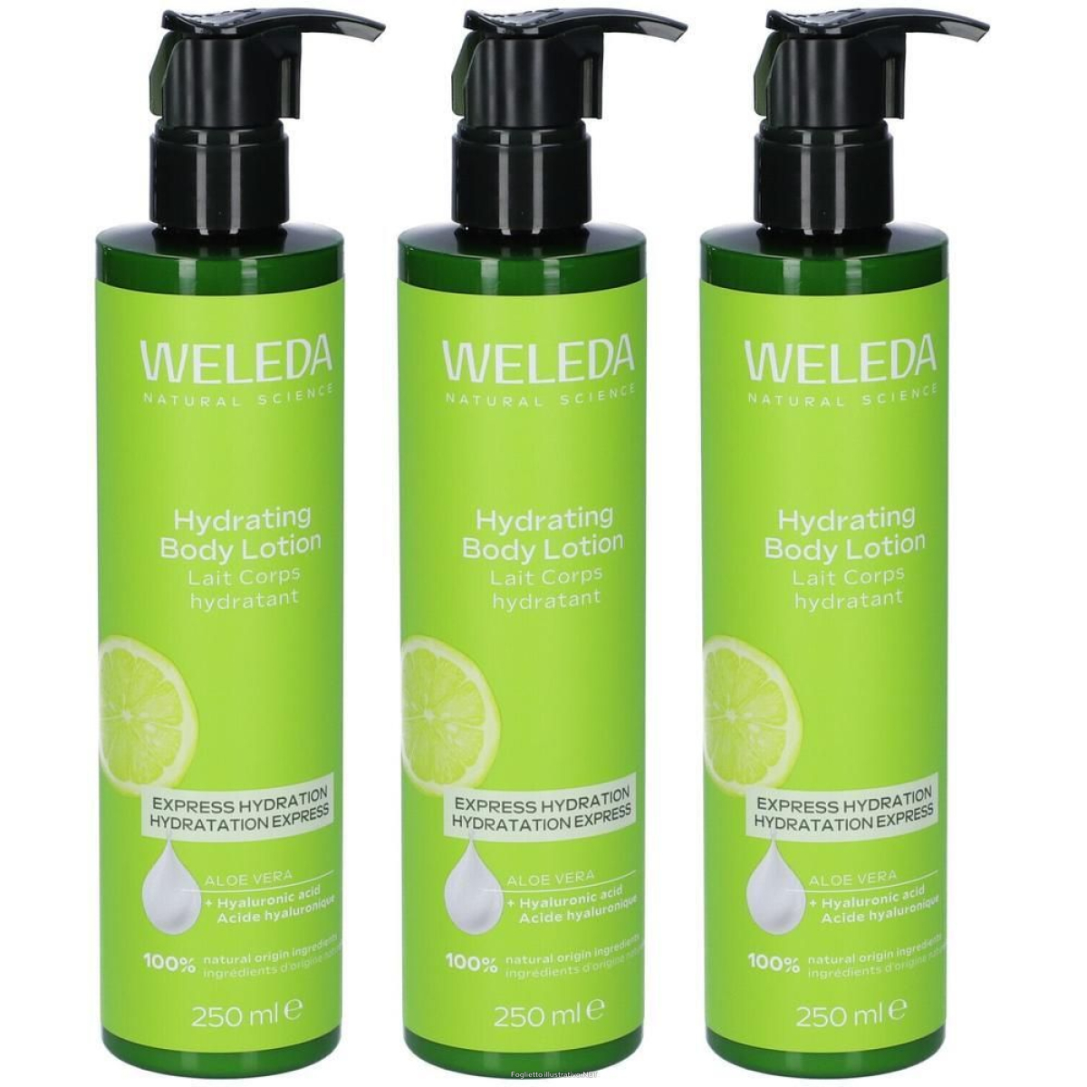 Trova Offerte di weleda latte corpo idratante al limone 3x250 ml e compra online