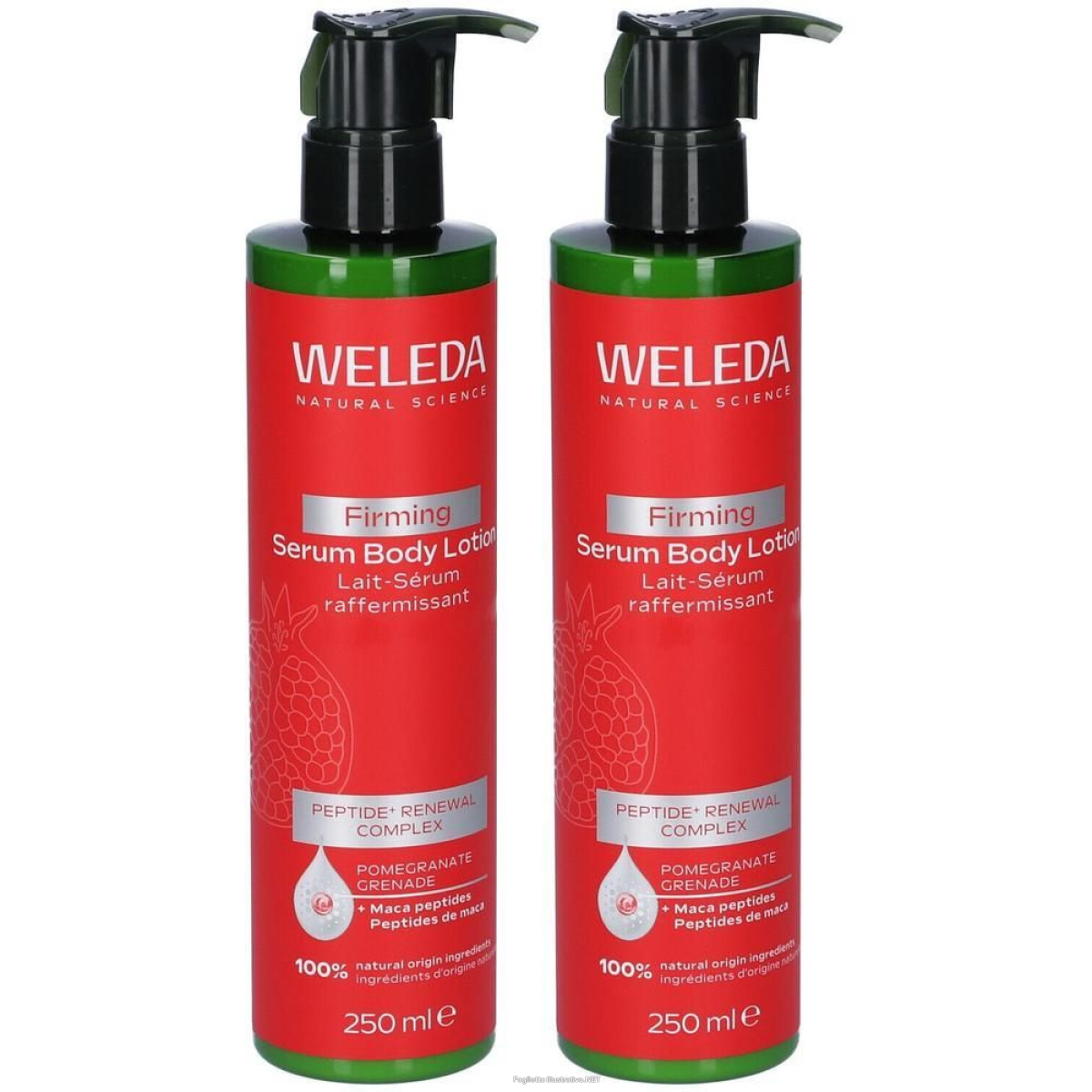 Trova Offerte di weleda latte corpo siero rassodante melograno 2x250 ml e compra online