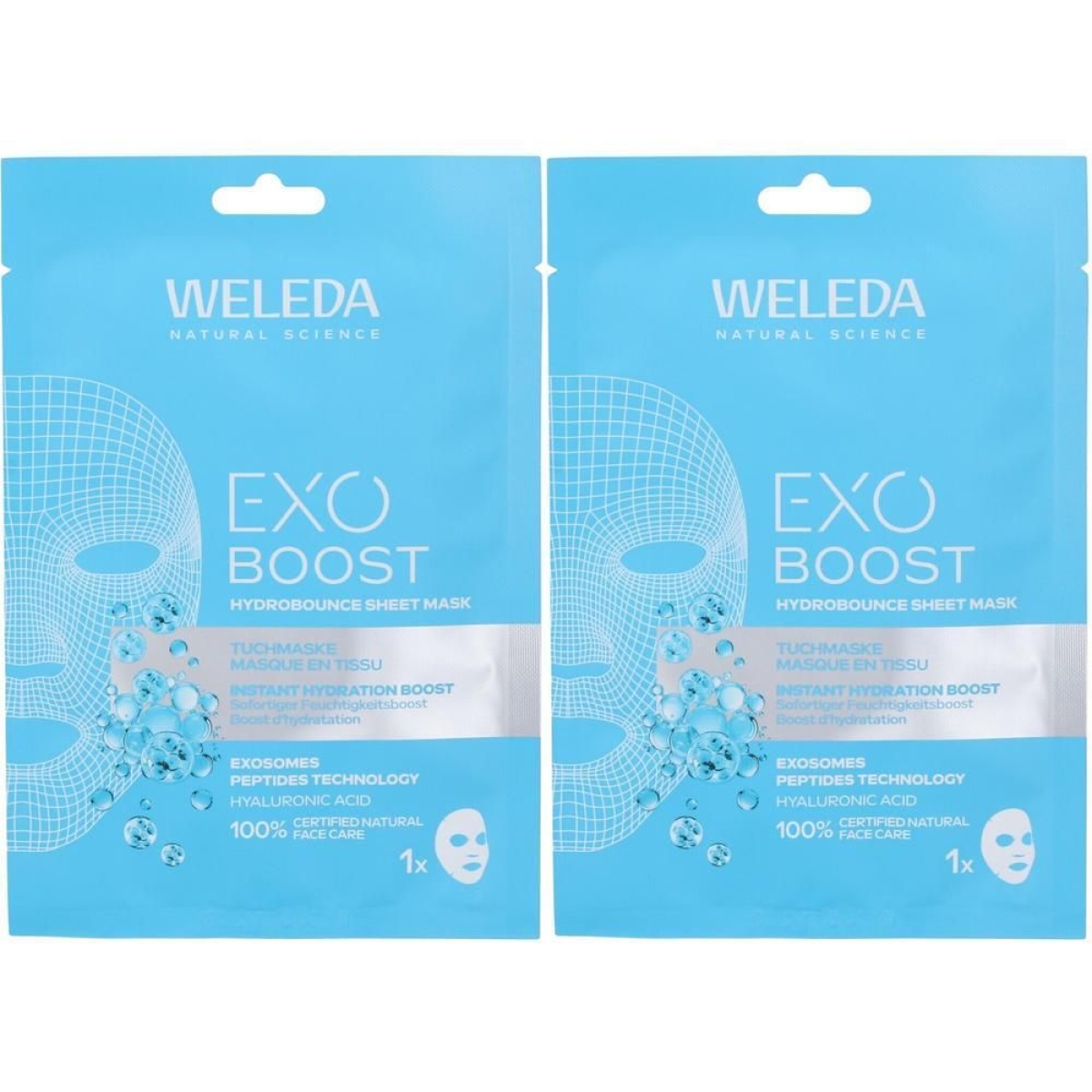 Trova Offerte di Weleda maschera viso idratante exo boost 2x20 ml e compra online