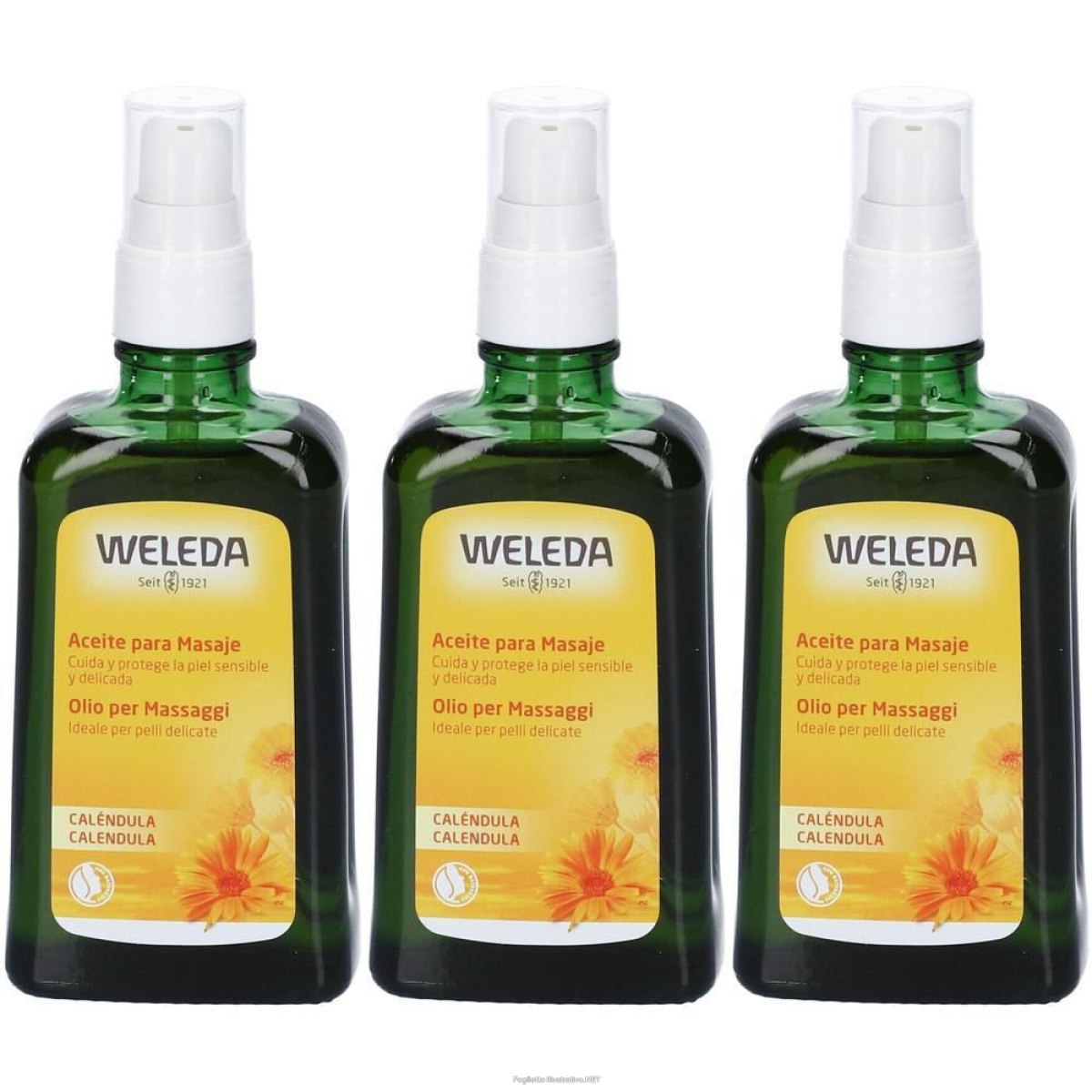 Trova Offerte di weleda olio per massaggi calendula 3x100 ml e compra online