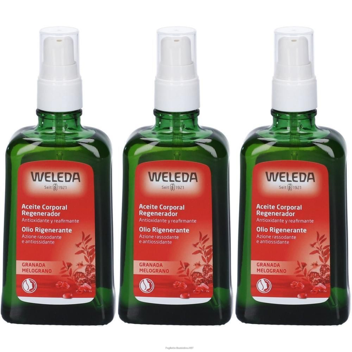 Trova Offerte di weleda olio rigenerante melograno 3x100 ml e compra online