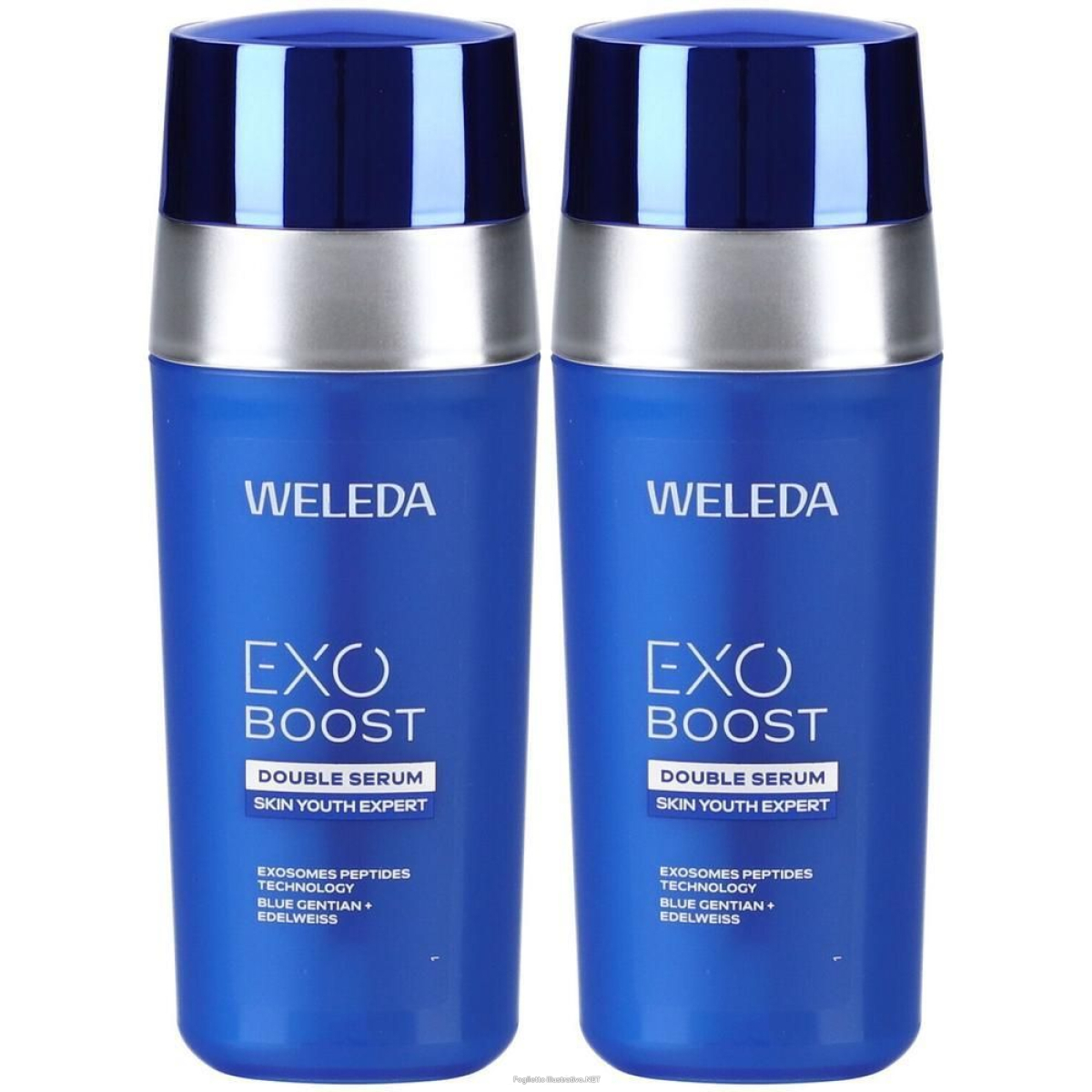 Trova Offerte di weleda siero viso doppio esosomi genziana blu + stella alpina 2x30 ml e compra online