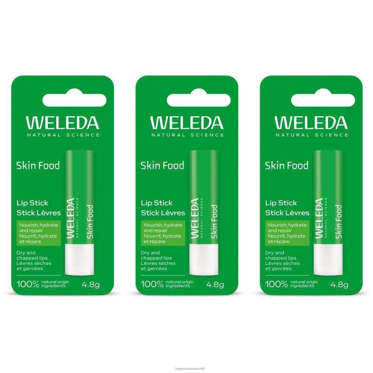 Trova Offerte di weleda skin food lip stick labbra 3x4,8 g e compra online
