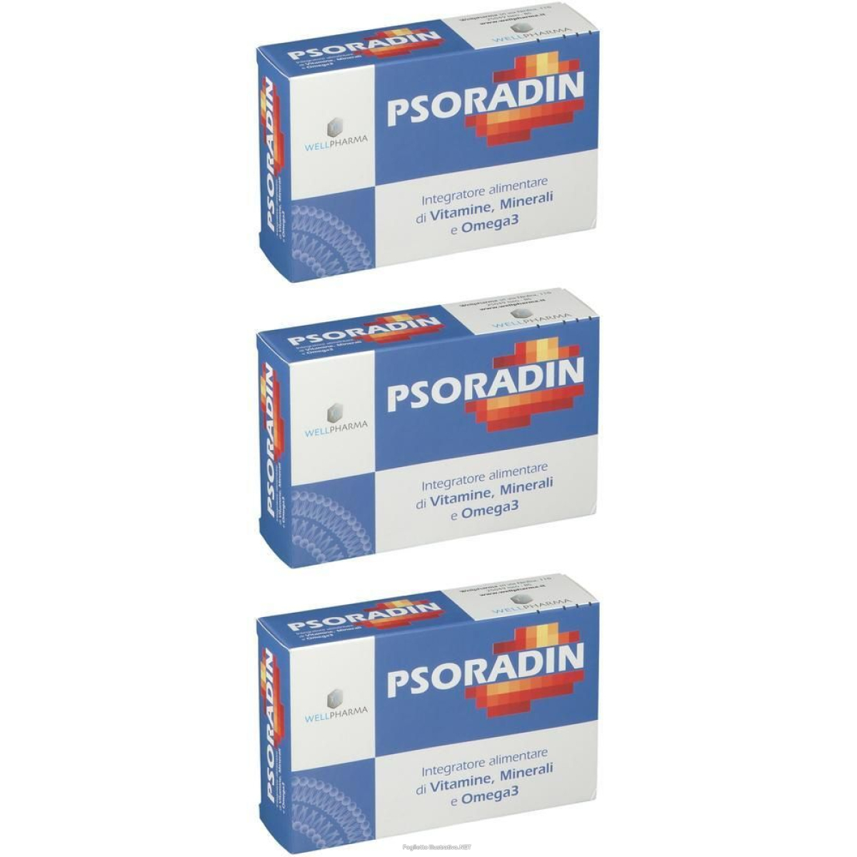 Trova Offerte di wellpharma psoradin 3x53,11 g capsule e compra online