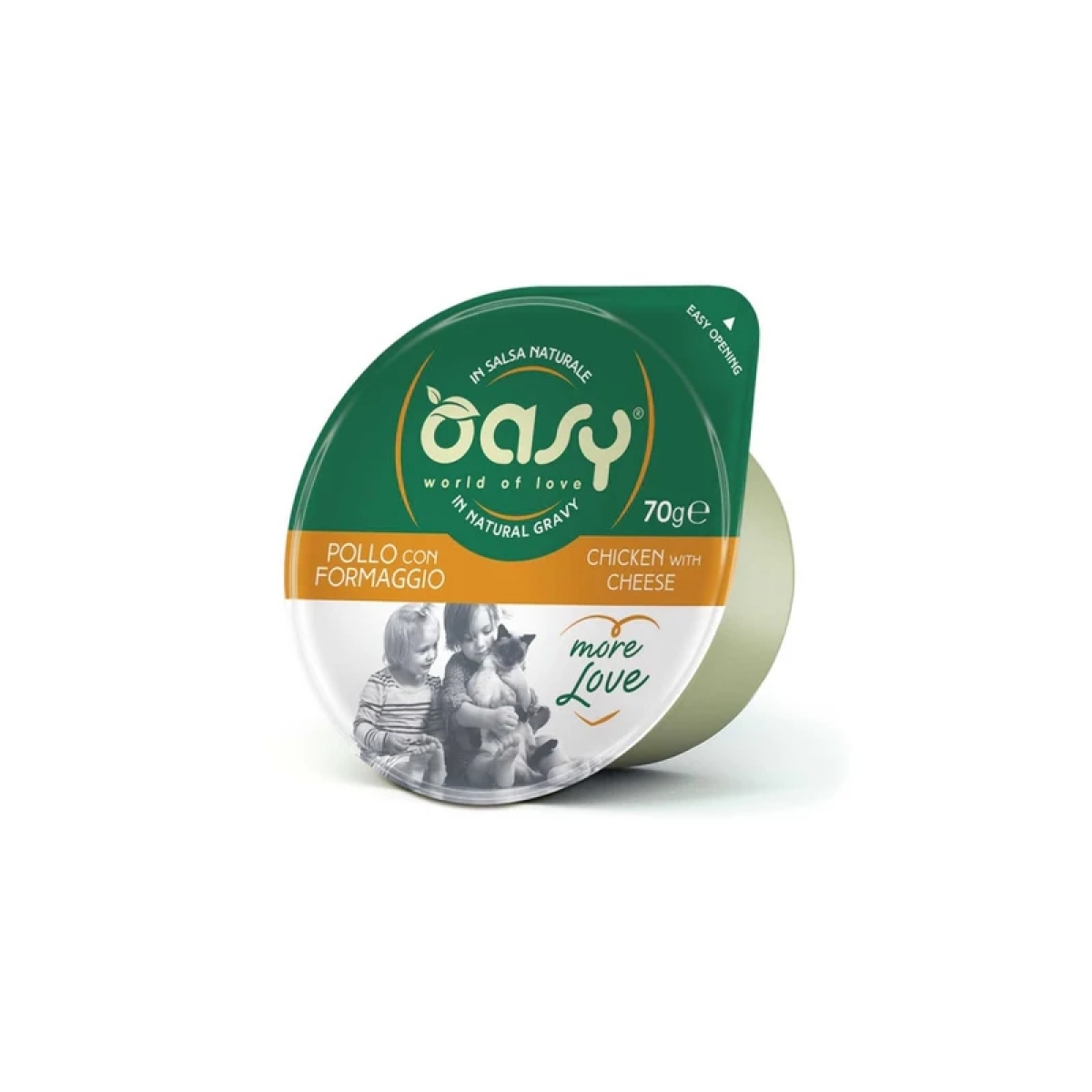 Trova Offerte di Wet cat more love pollo e formaggio - alimento complementare per gatti adulti 70 gr e compra online