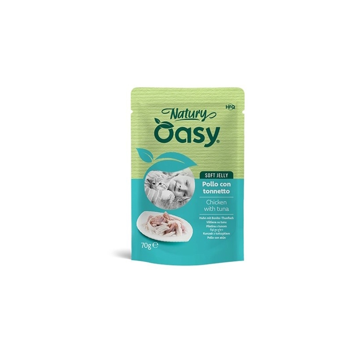 Trova Offerte di Wet cat natury soft jelly pollo con tonnetto - alimento complementare per gatti adulti 70 gr e compra online