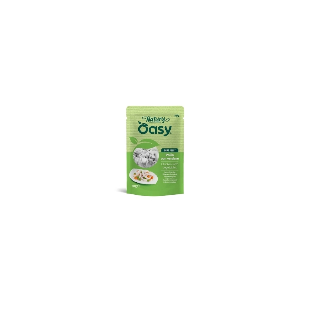 Trova Offerte di Wet cat natury soft jelly pollo con verdure - alimento complementare per gatti adulti 70 gr e compra online
