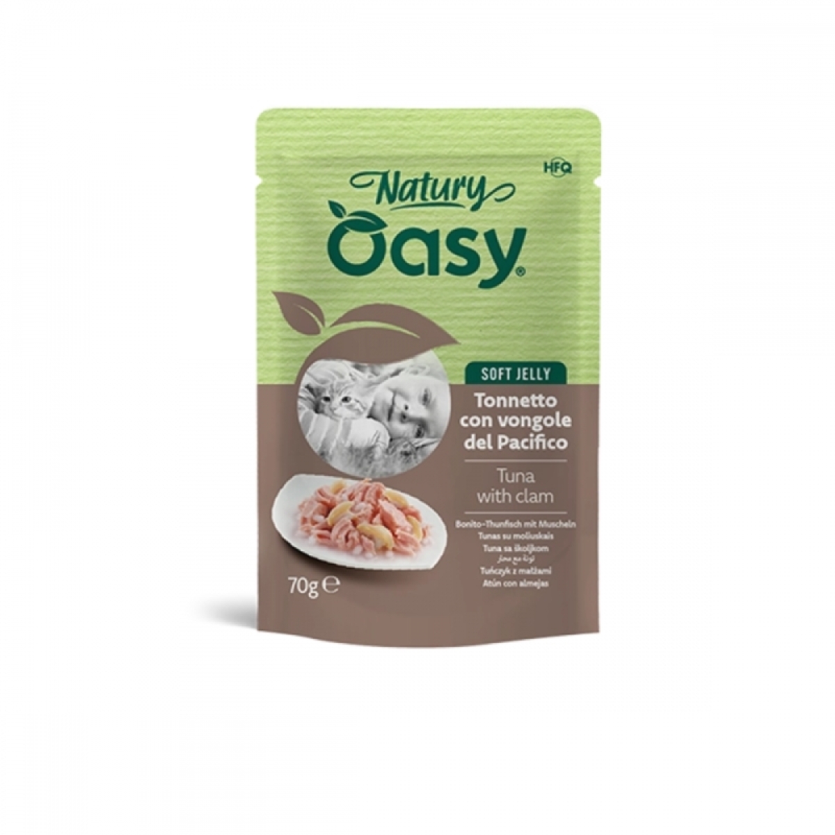 Trova Offerte di Wet cat natury soft jelly tonnetto con vongole - alimento complementare per gatti adulti 70 gr e compra online
