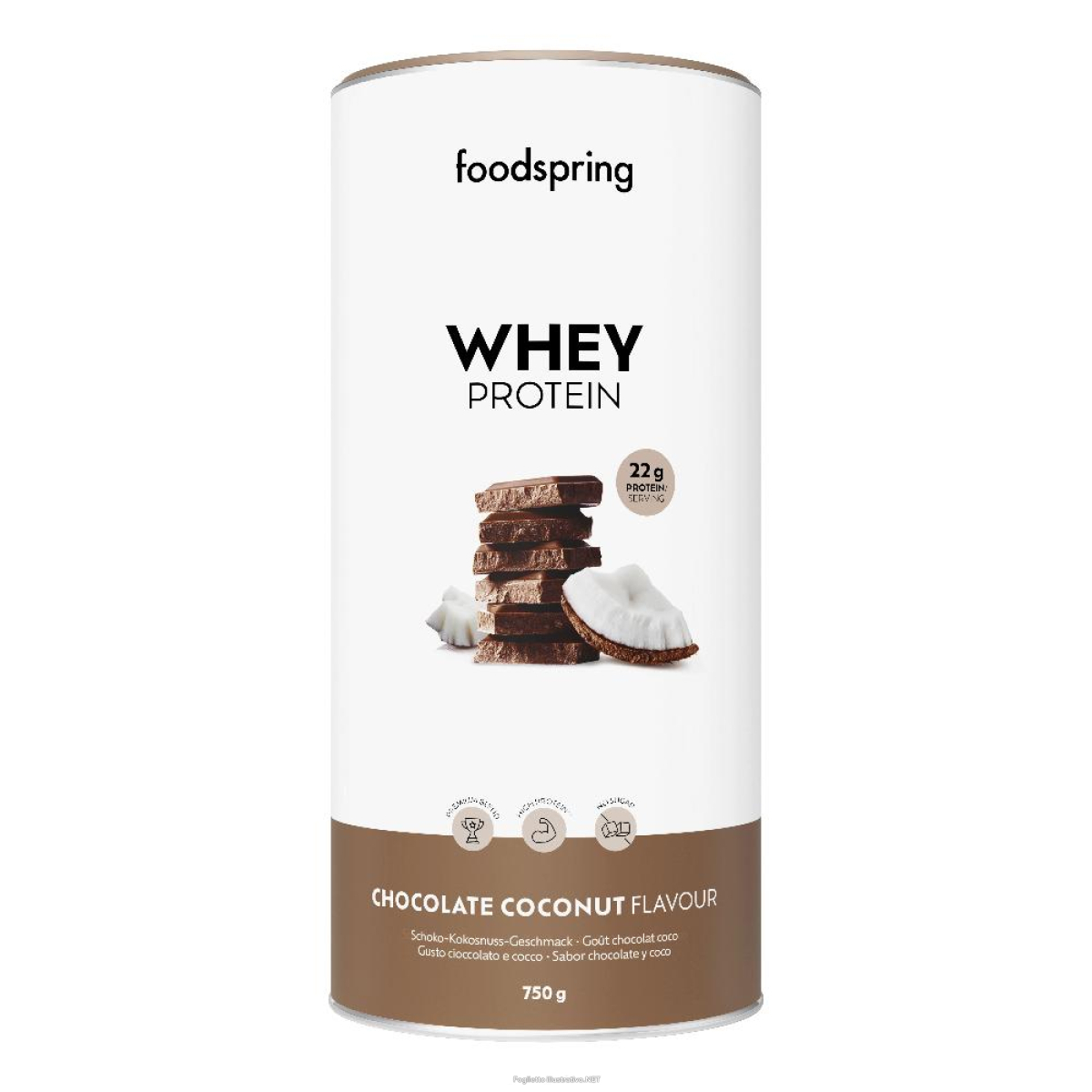 Trova Offerte di whey protein cioccolato & cocco 750 g e compra online