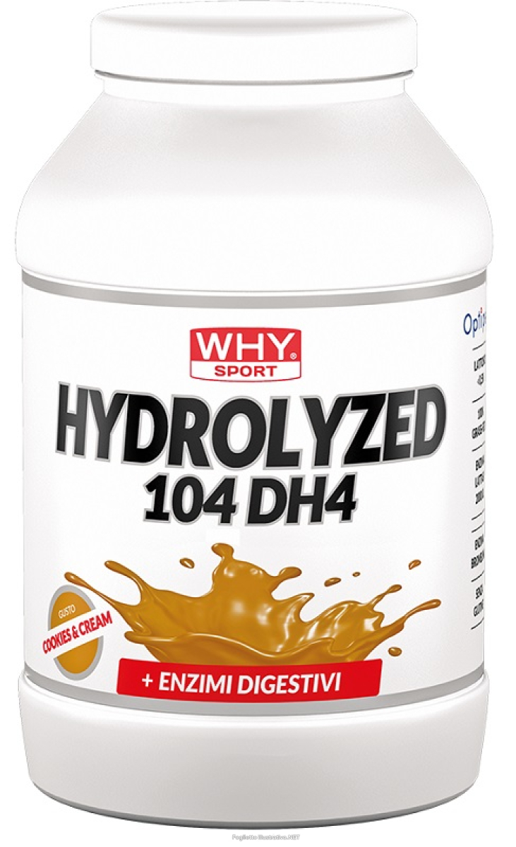 Trova Offerte di why sport hydrolyz 104 dh4 integratore di proteine idrolizzate per sportivi gusto cookies & cream 30 dosi 900 grammi e compra online
